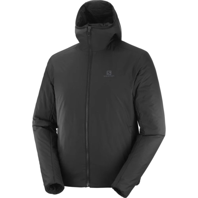 Salomon Outrack Men's Insulated Jackets Black | CA 13T59